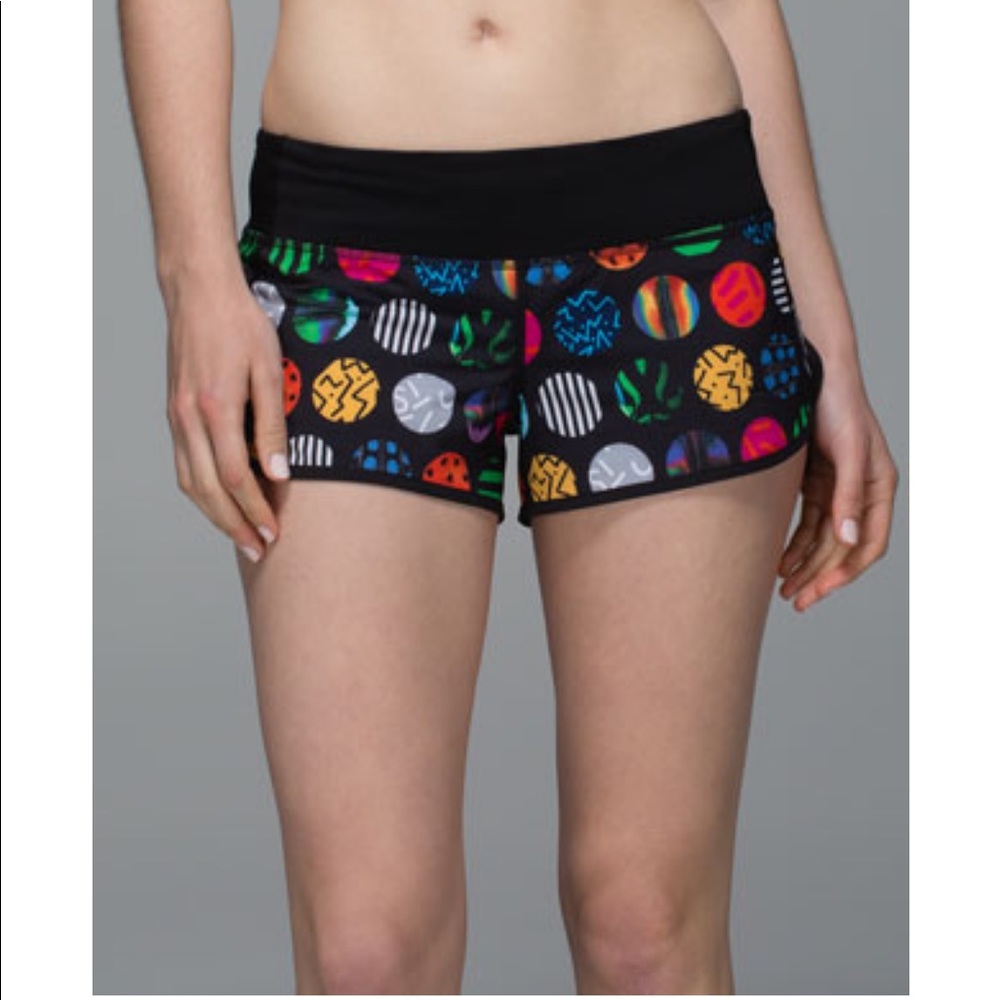 NWT Rare Lululemon 2015 Seawheeze Speed Shorts